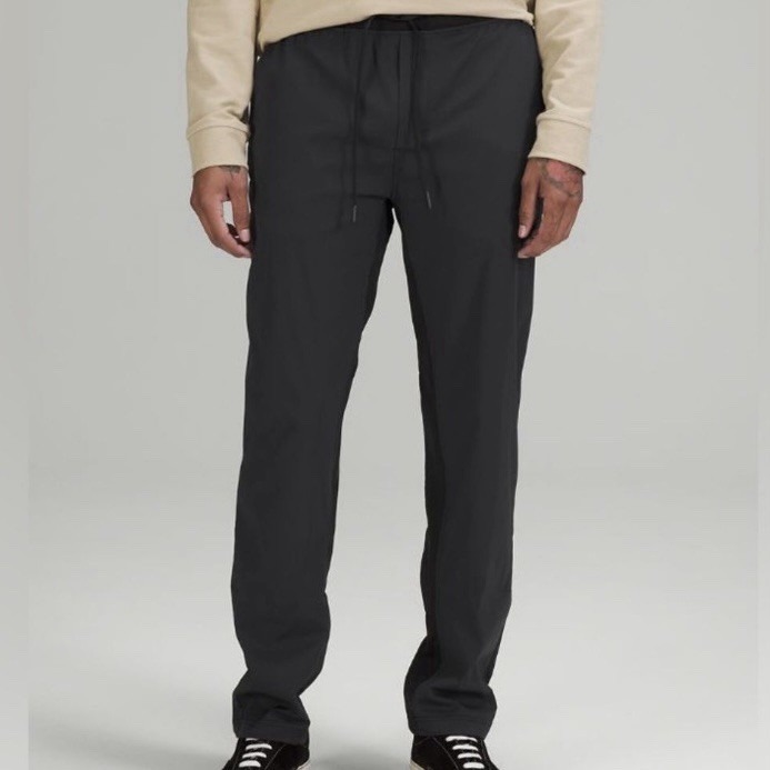 Lululemon Men's Great Wall Pants 32" Gray Black Size Large